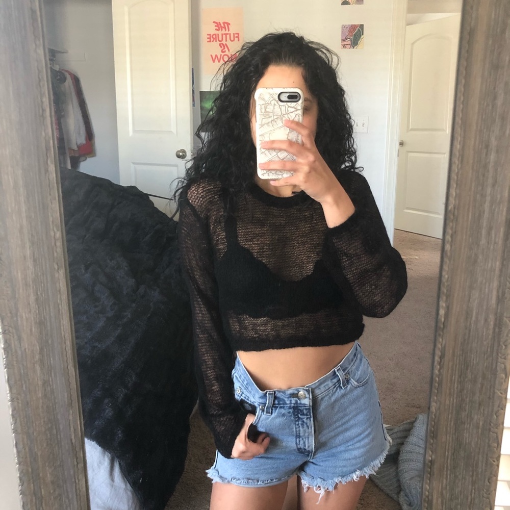 Urban Outfitters Sheer Sweater